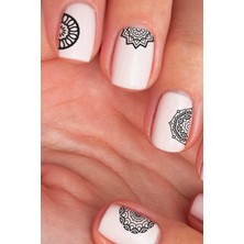 Artikel 2' Li Mandala Desenler Tırnak Dövmesi, Tırnak Tattoo, Nail Art, Tırnak Sticker