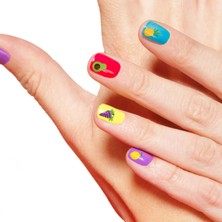 Artikel 2' Li Meyveler Tırnak Dövmesi, Tırnak Sticker, Nail Tattoo, Nail Art