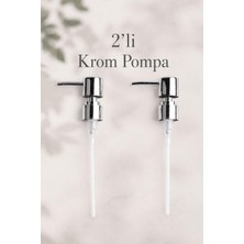 Okyanus Home Krom 2'li Yedek Sıvı Sabunluk Pompası