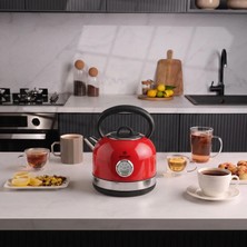 Emsan Retro Su Isıtıcısı 2202 Retro 1,7l Kırmızı 2200W