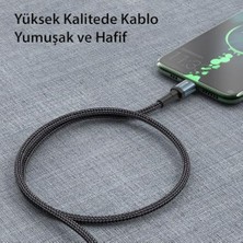 Duca Store 60W Hasırlı Type-C To Type-C Pd Hızlı Şarj Kablosu, 1.2 Metre