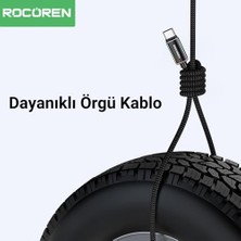 Duca Store Type-C To Usb-A Rgb Aydınlatmalı 3A Hızlı Şarj ve Data Kablosu 1 Metre