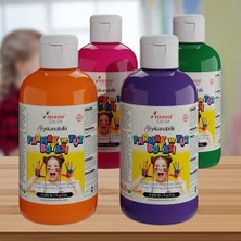 Duca Store Ara Renkler Parmak Boyası 4'lü Set 4X250 gr