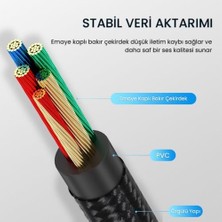 Duca Store USB Ses Kartı 3.5mm Kulaklık ve Mikrofon Girişli Siyah