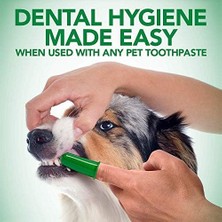 Duca Store Best Vet’s Best™ Kedi ve Köpekler Için Silikon Başlıklı Parmak Diş Fırçası