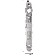 Duca Store Testere Bıçağı Nanoblade (Ahşap ve Sentetik Malzemeler Için, Nanoblade Wood Basic 65, 65 mm Ahşapta Kesme Derinliği, Nanoblade Testerelerle Uyumlu)