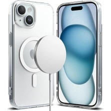 Duca Store iPhone 13/14 Için Magsafe ile Uyumlu Supermatt Serisi Arkası Parmak Izi Tutmayan Sert Mat Polikarbonat Kenarları Tpu Silikon Metal Tuşlu Premium Şeffaf Kılıf Kapak (Manyetik, 13-14)