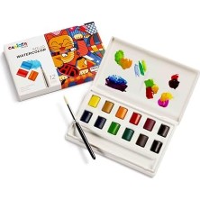 Duca Store Tablet Sulu Boya 12'li (Fırçali)