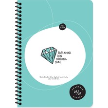 Duca Store A5 Spiralli Akademik Ajanda - Parlamak Için Doğmuşum