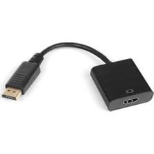 Duca Store Display Port To HDMI Dönüştürücü (Display Port Bilgisayara Takılır) (Hdmı Kablo ile Monitör, Tv Projeksiyon Takılır)