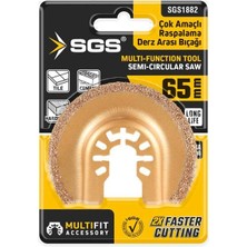 Sgs Multı-Tools Kesici ve Raspalama Derz Arası Temizleme Karbür 65MM SGS1882