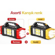 Duca Store Solar LED Kamp Feneri, , 8 LED Ultra Parlak Taşınabilir Kamp Lambası, , Kamp, Balıkçılık, Acil Durum ve Outdoor Kullanım Için, Kırmızı,gold Karışık (Asorti) Renk