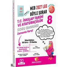 Sinan Kuzucu Yayınları 8.sınıf Inkilap Tarihi Atatürkçülük Soru Bankası 2027 Lgs Meb Böyle Sorar Sinan Kuzucu