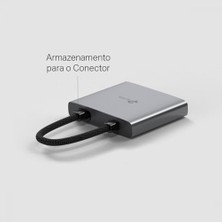 Duca Store UH3020C, 4K 60Hz Hdmı, 100W Hızlı Şarj, 1x Type-A, 3'ü Bir Arada Usb-C Hub