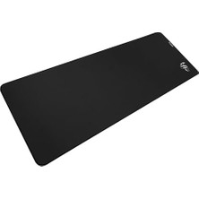Duca Store Throne Dark Black 80X30CM Hybrid Kumaş - 4mm Kalınlık - Özel Yüzey Altı Dikiş - Kaydırmaz Zemin Xl Premium Mousepad