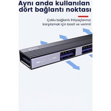 Duca Store CHB057 USB Type-C To 4 Portlu 3*usb 2.0 1*usb 3.0 Hub Çoklayıcı 1 Metre