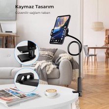 Duca Store 70 cm Akrobat Esnek Tablet ve Telefon Tutucu Stand Siyah