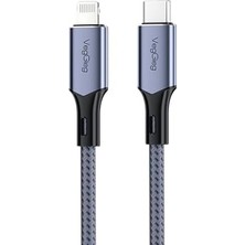 Duca Store 27W 3A USB Type-C To Lightning iPhone iPad Hızlı Şarj ve Data Kablosu 1.2 Metre