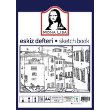 Duca Store Mona Lisa Eskiz Defteri A4 120 gr 50 Yaprak BN05-4