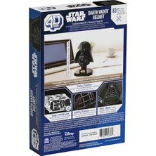 Duca Store 4d Build -  Darth Vader Kaskı - Kaliteli Kartondan Detaylı 3D Model Kiti, 83 Parça, 12 Yaşından Itibaren  Hayranları Için