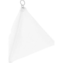 Duca Store Çamaşır Yıkama Torbası, Beyaz-Gri, 22X22X19 cm