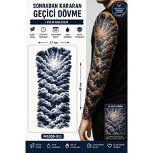Tattoo 1 Ay Kalıcı 24 Saat Sonra Kararan  Bulut Mitoloji Realistic Geçici Dövme