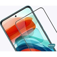 Duca Store Xiaomi Poco X3 Gt Tam Kaplayan Temperli Cam Ekran Koruyucu Siyah