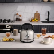 Emsan Retro Su Isıtıcısı 2202 Inox 1,7L 2200W