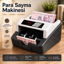 BGG Tech Elektronik Para Sayma Makinesi Profesyonel Uv Mg Kontrol Sistemli