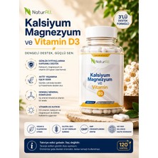 Naturall Kalsiyum Magnezyum ve Vitamin D3