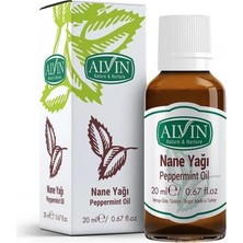 Duca Store Alvin Nane Yağı Peppermint Oil, Doğal, 20 ml