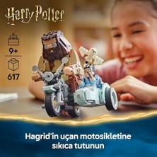 Duca Store Hagrid ve ’nin Motosiklet Yolculuğu 76443-9 Yaş ve Üzeri Çocuklar ve Yetişkinler Için Koleksiyonluk Yapım Seti, Doğum Günü Hediyesi (617 Parça)