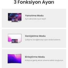 Duca Store 80391 8k 60 Hz Display Port To Display Port 1.4 Örgülü Kablo 1.5 Metre, Siyah
