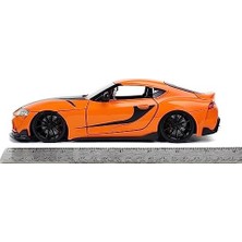 Duca Store Jada Modeli Toyota gr Supra Turuncu Hızlı ve Öfkeli 9 F9 Ölçek 1:24 Orijinal 32097
