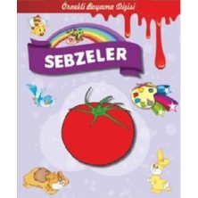 Duca Store Örnekli Boyama - Sebzeler (Kapak Değişebilir)
