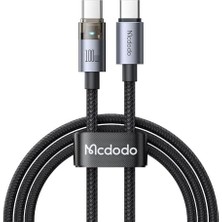 Duca Store CA-5580 Type-C To Type-C 100W 1.2m Hızlı Şarj ve Data Kablosu 1,2m Siyah