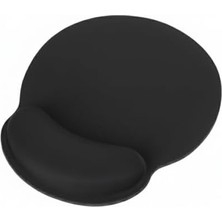 Duca Store Comfipad Bilek Destekli Konfor Kaymaz Ergonomik Mouse Pad Siyah Siyah