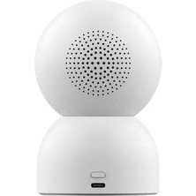Duca Store Xiaomi Akıllı Kamera C400, 1440P Wifi Kamera, Bebek Monitörü, Iç Mekan Kamerası, Evcil Hayvan Kamerası, Gece Görüşü, 360° Dönen Başlık, Beyaz