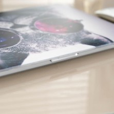 Duca Store MacBook Air 13 Inç Kılıf A2337 M1 A2179 A1932 Uyumlu Mat Sert Kapak Uv Baskılı Kedi Desenli Koruyucu Hard Case Çizilme Önleyici Laptop Kılıfı Çok Renkli