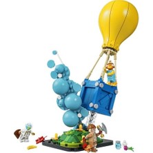 Duca Store Mühimmat Desteği 77080-10 Yaş ve Üzeri Çocuklar Için Dinamitli Japon Balığı ve Baltalı Akvaryum Kafa Dahil 3 Minifigür Içeren Yaratıcı Oyuncak Yapım Seti, Hediye Fikri (314 Parça