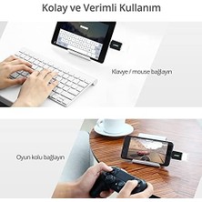 Duca Store USB 3.0 Type-C Dönüştürücü Adaptör, Beyaz