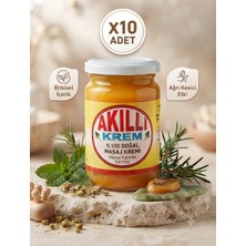 Aktavarium Akıllı Krem %100 Doğal Ağrı ve Masaj Kremi 120 gr x 10 Adet