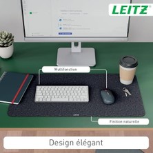 Duca Store Desk Mat Keçe 36X70 cm Gri