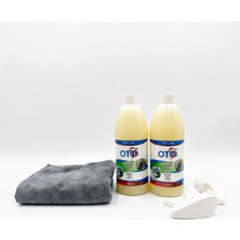 Oto55 2 Adet Seramik Etkili Cila 720 ml + 40X60 Lucid Mikrofiber Bez Hediye