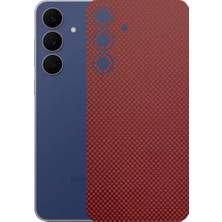 Kapps Samsung S25 Fe ile Uyumlu Fiber Serisi Premium Arka Kapak Kaplama(Kenarlar Yoktur!)
