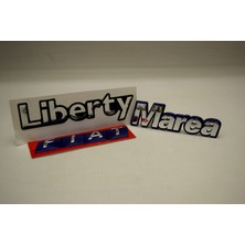 Baslar Oto Bagaj Kapağı Marea Liberty Yazısı Damla Yazı ve Fiat Yazısı Takım