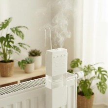 Duca Store Kalorifer Suluğu - Petek Üstü Hava Nemlendirici Aparat - Kuru Hava Önleyici Su Haznesi - Askılı Pratik Kurulum - Beyaz/modern Tasarım