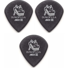 Jim Dunlop 571R1.4 Gitar Pena 3 Adet Gator Grip Jazz Iıı