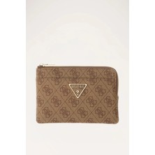 Guess Laurel Iı Anahtarlıklı Cüzdan Kadın Kahverengi Cüzdan SWSG7459148-LTL