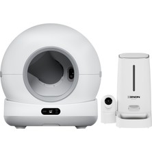 Xenon Smart Akıllı Kedi Tuvaleti ve Mama Kabı Seti | Wifi, Kameralı, Sesli Iletişim, Kedi Bakım Seti